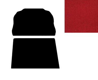 Kofferbak tapijt fel rood 1302